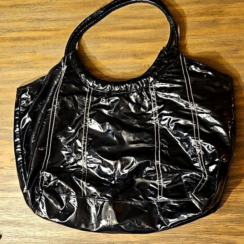 NWOT Black Lightweight Hobo Handbag
